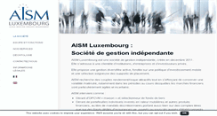 Desktop Screenshot of aism.lu
